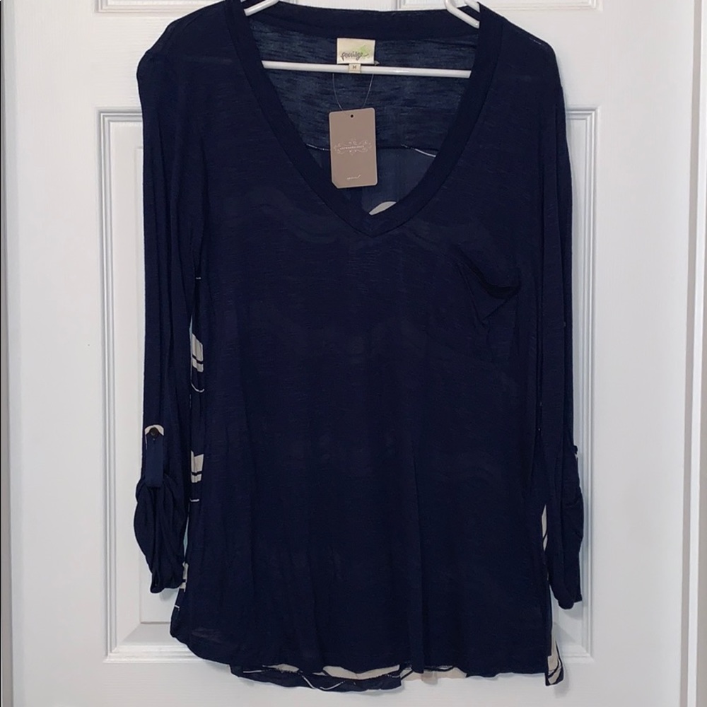 Anthropologie long sleeve shirt
